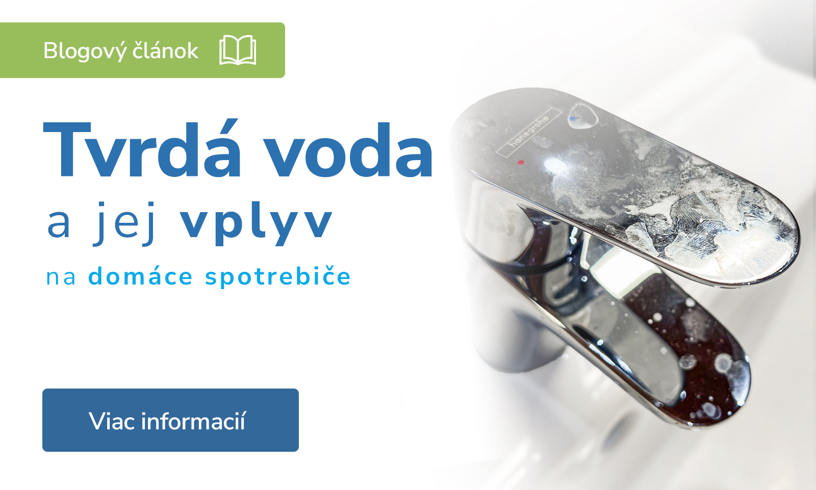 Vplyv tvrdej vody na domáce spotrebiče