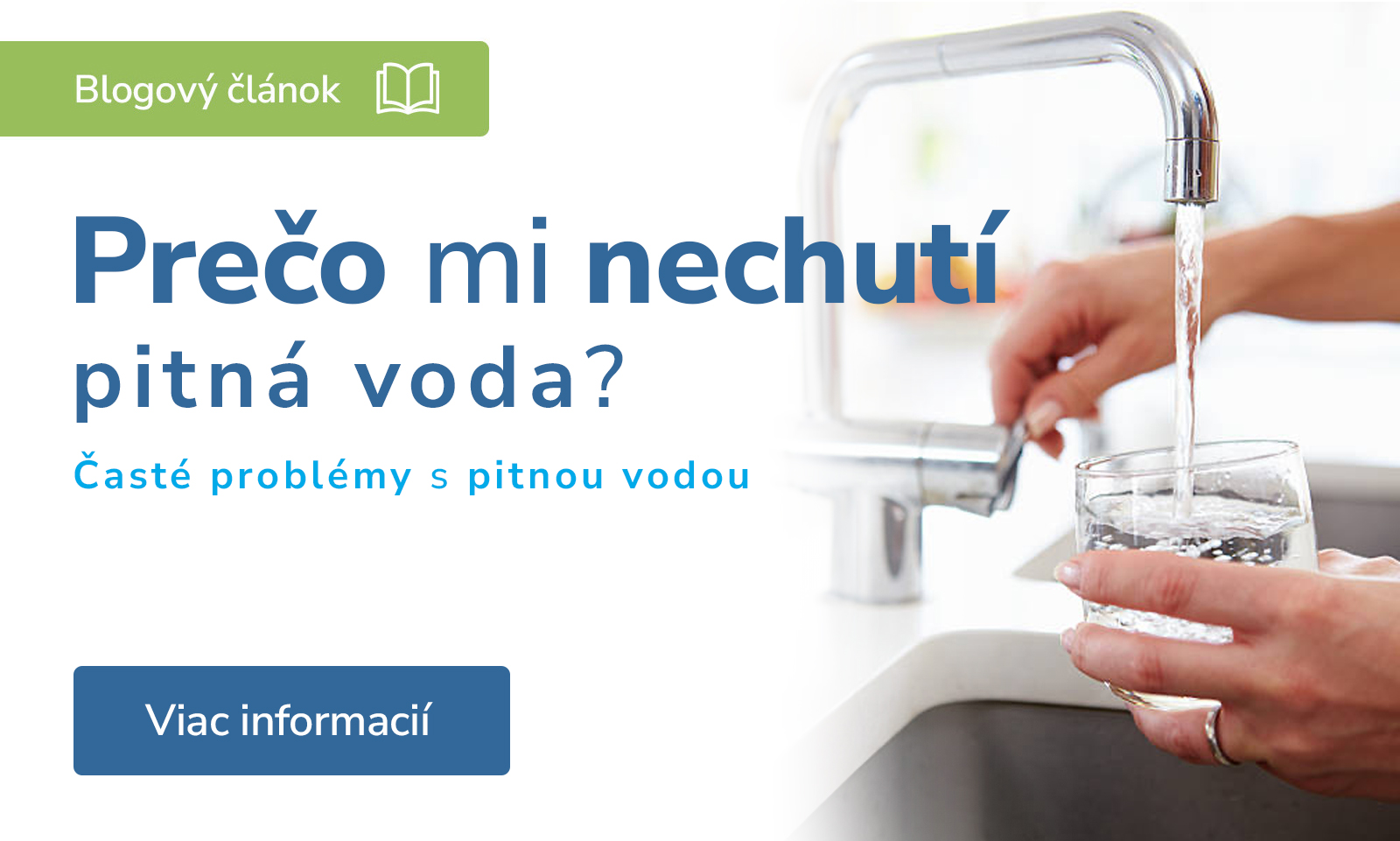 Prečo mi nechutí pitná voda?