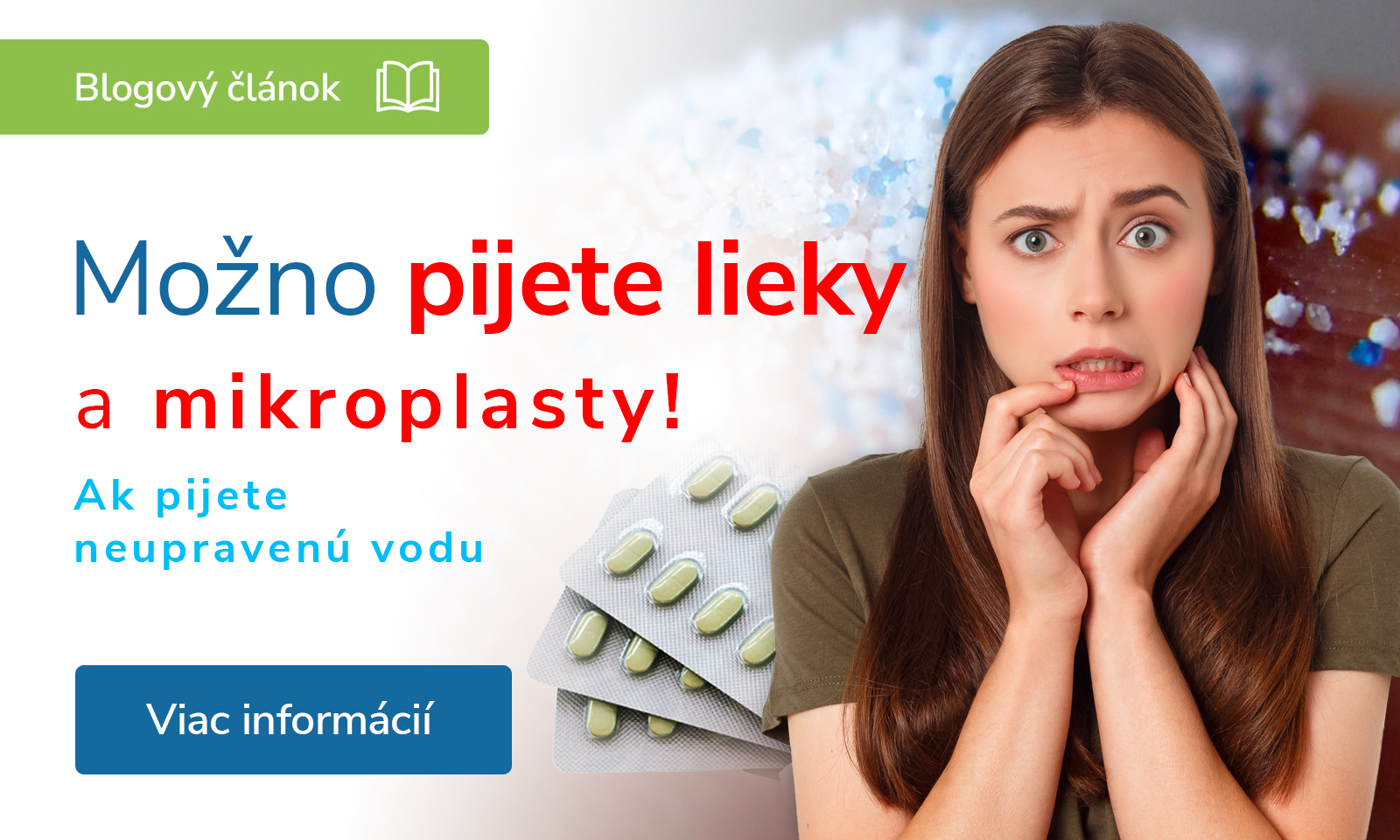 Možno pijete lieky a mikroplasty! Ak pijete neupravenú vodu
