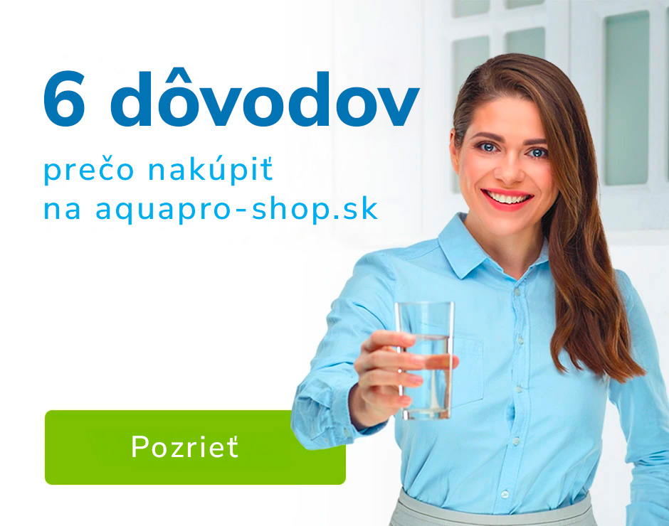 6 dôvodov, prečo nakúpiťna aquapro-shop.sk