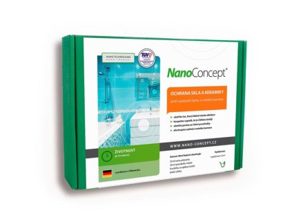Set nano ochrana skla a keramiky proti usadzovaniu špiny a vodného kameňa