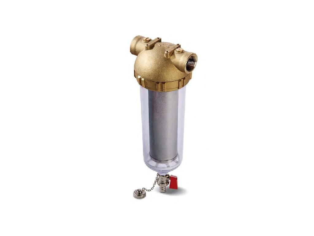 Mechanický filter na teplú vodu Typ podľa pripojenia: AQUA AP-HT 1" 1/2 - 140x403 mm