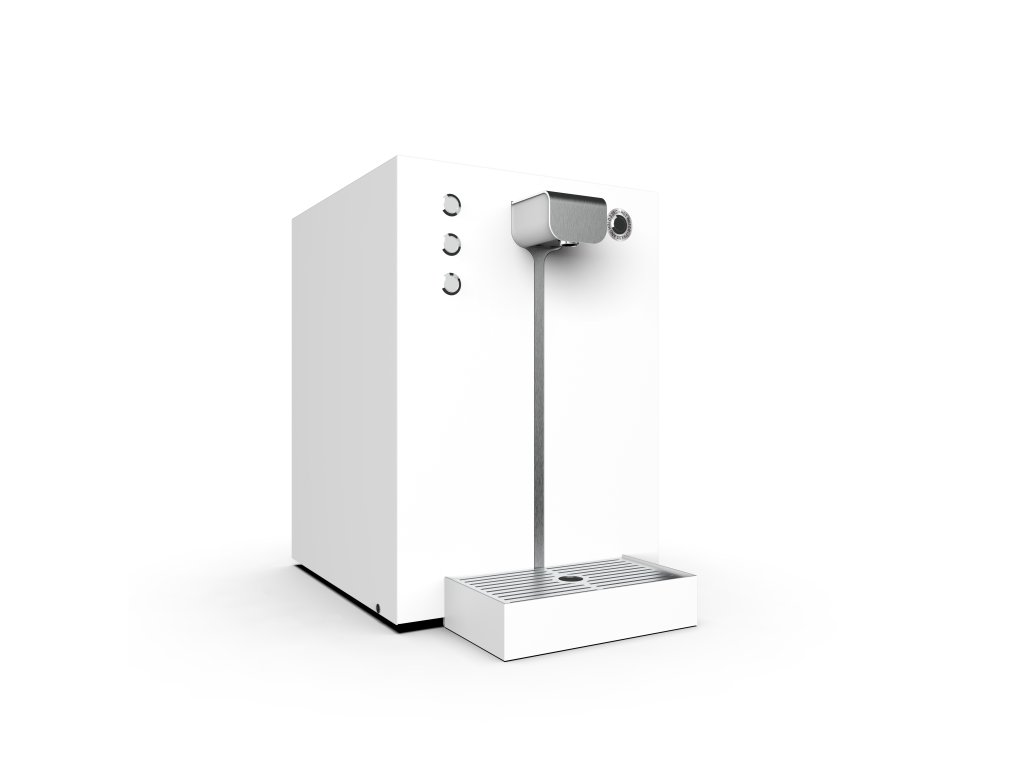 Dispenzor FLUX Farebné prevedenie: Biele, Prietok: 25 l/h, Typ podľa vydávanej vody: HCA - horúca, chladená, izbová voda