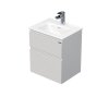 Intedoor Letty Mini spodná skrinka s keramickým umývadlom 50 cm  Spodná skrinka s umývadlom a 2 zásuvkami