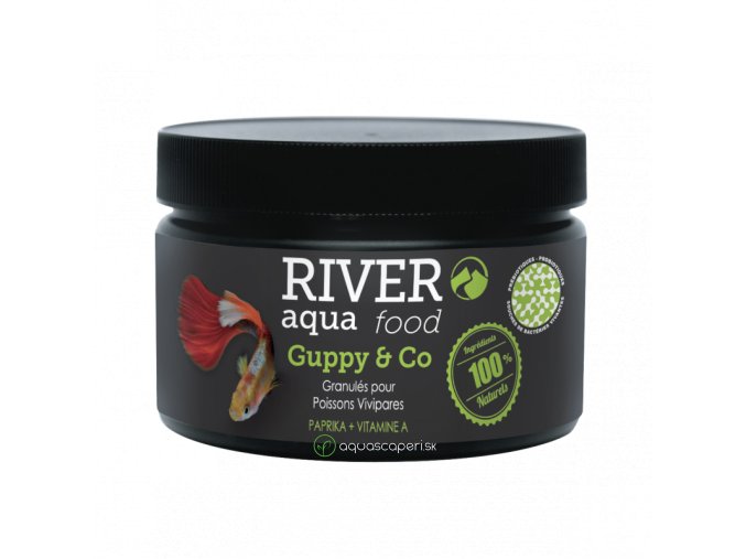 river aqua food guppy co 250ml