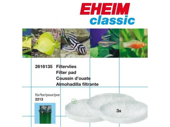 2202 eheim filtracna vata pre filter eheim 2213 biela 3 ks