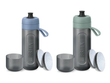 Brita Fill&Go Active Filtration Bottle + 2x MicroDisc (Bottle color Blue)