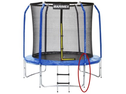 Stojna ochranné sítě dolní k trampolínám 366 cm od r.2016 (127 cm)