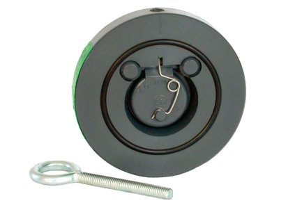 Zpětná klapka s pružinou bez příruby - 140 mm