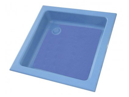 Sprchová vanička 90x90 cm, modrá/modrá
