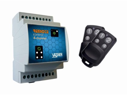 VA Dálkové spínání 4-kanálové + 2x klíčenkA