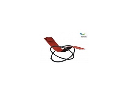 Vivere - Orbital Lounger Single # Cherry Red