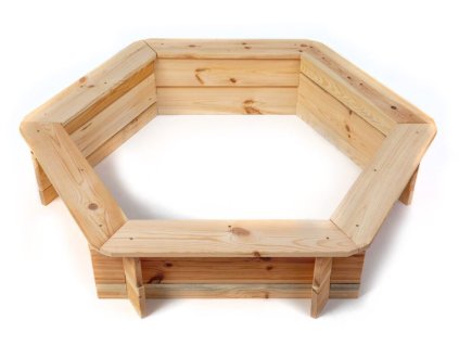 Pískoviště dřevěné šestihranné + DÁREK
