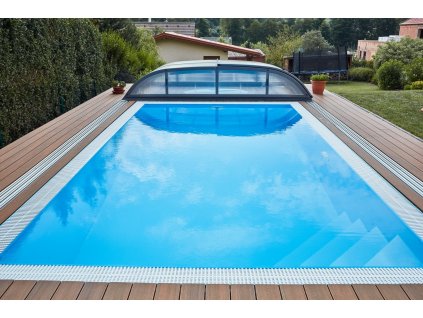 přelivový bazén benefit 3x7x1,5m světle modrý
