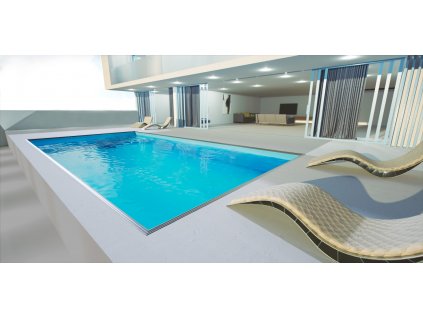 skimmerový bazén benefit 3x5x1,2m bílý
