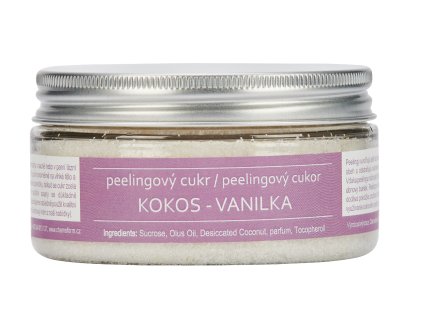 Cukrovy peeling Kokos vanilka 225g