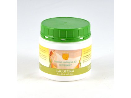 Saunová peelingová sůl Máta peprná (Hmotnost 500 g)