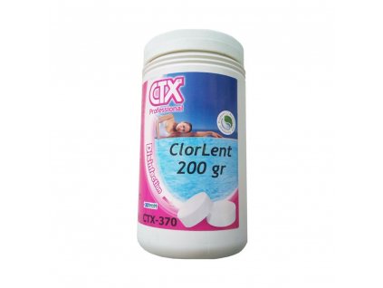 ctx 370 pomalurozpustny chlor organicky 200 g tablety 1 kg