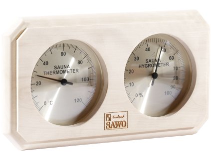 Saunový teploměr s vlhkoměrem - ASPEN