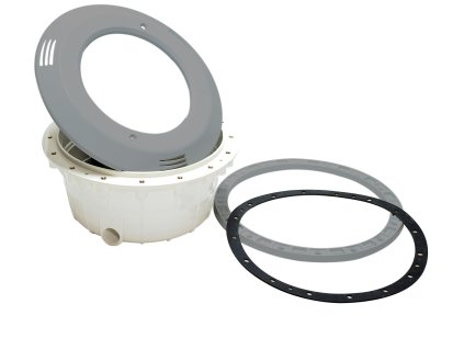 Světlo VA - pro fóliové bazény, bez žárovky, světle šedé (RAL7004)