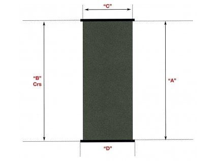Solární kolektor SC 1,2 m x 2 m – plocha 2,4 m2