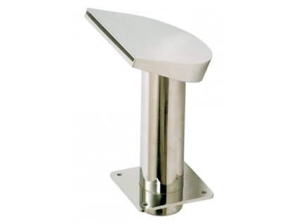 Chrlič - Půlměsíc nízký,Š200 mm,připojení 75 mm,AISI 316,proud nahoru