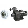 Pumpa 66 m3/h, 230 V, 2,2 kW+hlavice protiproudu(tryska 40 mm+sání)