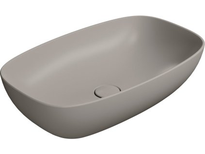 GSI NUBES keramické umyvadlo na desku 60x38cm, tortora mat 978305