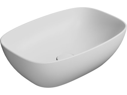 GSI NUBES keramické umyvadlo na desku 50x35cm, bílá mat 978409