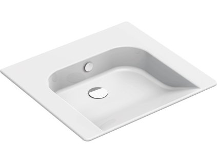 GSI COMMUNITY keramické umyvadlo 60x55cm, bez otvoru, bílá ExtraGlaze 7635011