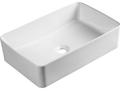 Aqualine Keramické umyvadlo na desku, 54x33cm, bílá 54331