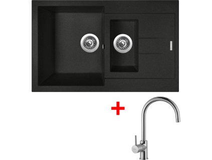 4289158 8596142046850 sinks amanda 780.1 metalblack vitalia