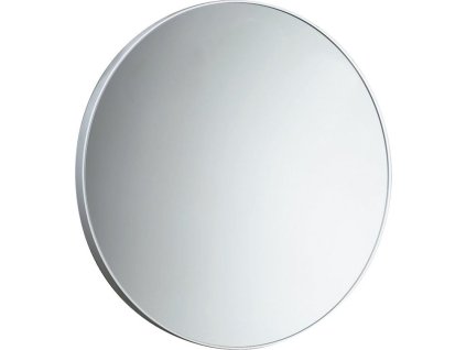 Gedy Kulaté zrcadlo v plastovém rámu ø 60cm, bílá 600002