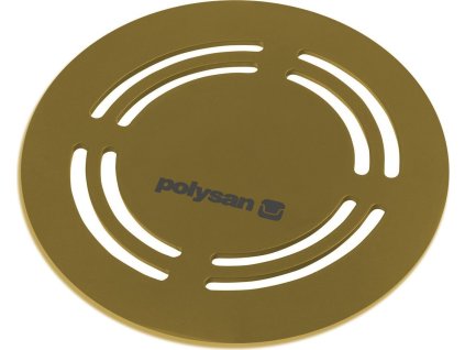 Polysan FLEXIA kruhová krytka sifonu, zlato mat 73218