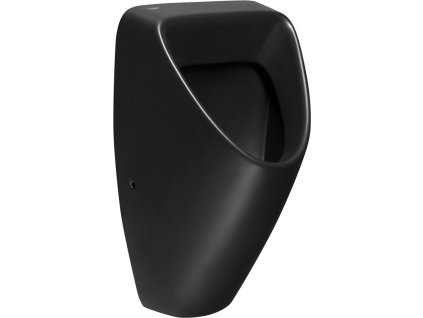 Bruckner SCHWARN BLACK keramický urinál, zadní přívod, zadní odpad, černá mat 201.701.6