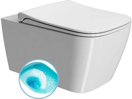 GSI NUBES závěsná WC mísa, Swirlflush, 35x55cm, bílá ExtraGlaze 961511