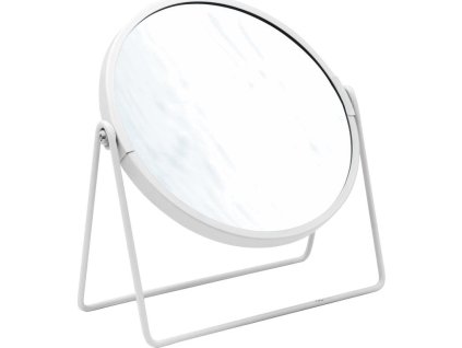 Ridder SUMMER kosmetické zrcátko na postavení, Ø 160mm, oboustranné, bílá 03009001