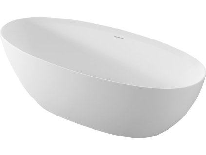 Polysan NOYA volně stojící vana, solid surface, 170x76x56cm, bílá mat 92330