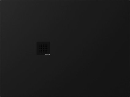 Polysan TRENECA vanička z litého mramoru s možností úpravy rozměru, 120x90cm, černá mat 84307.21