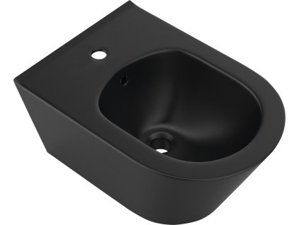 Sapho AVVA bidet závěsný 35, 5x53 cm, černá mat 100324-110