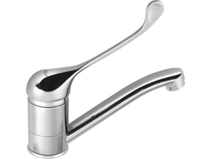 Bruckner HOFFER stojánková umyvadlová baterie, otočné ramínko, lékařská páka, chrom 424.004.1