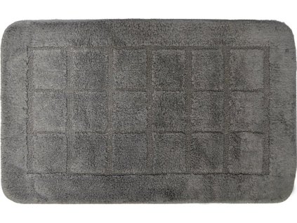 Ridder DELHI Koupelnová předložka 50x80cm s protiskluzem, 100% polyester, tmavě šedá 1712300