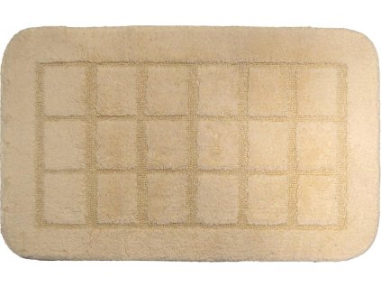 Ridder DELHI Koupelnová předložka 50x80cm s protiskluzem, 100% polyester, béžová 1712311