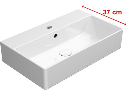 GSI KUBE X keramické umyvadlo 60x37cm, bílá ExtraGlaze 9454111