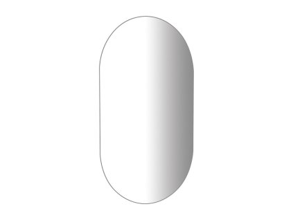 Aqualine Zrcadlo s broušenou hranou oválné 40x70cm, CU free 22503