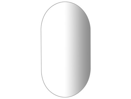 Aqualine VORA zrcadlo s broušenou hranou oválné 50x85cm, CU free 22504