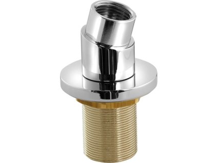 Sapho Sprchová průchodka na okraj vany s mezikusem F1/2"-M15x1, chrom 1205-41