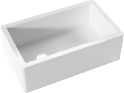 Kerasan ESSEX keramický dřez 76x45, 6cm, bílá 541101