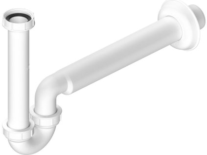 Bruckner Umyvadlový/bidetový sifon 5/4", DN40, bílá 151.125.0
