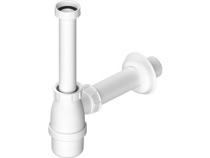 Bruckner Umyvadlový sifon 5/4", DN40, bílá 151.109.0